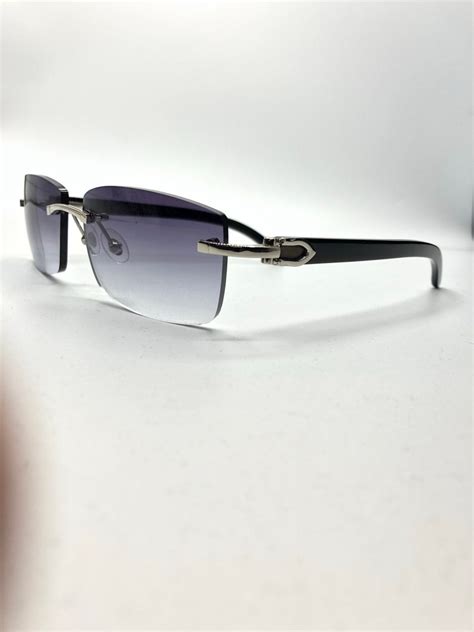 replica cartier buffalo glasses|authentic cartier buffalo horn glasses.